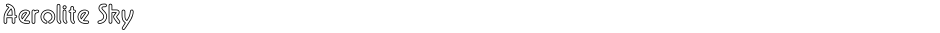 Aerolite SkyDemo