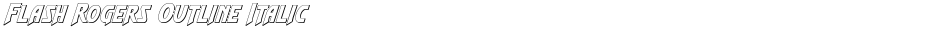 Flash Rogers Outline ItalicDemo