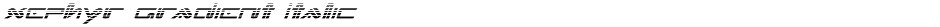 Xephyr Gradient ItalicDemo