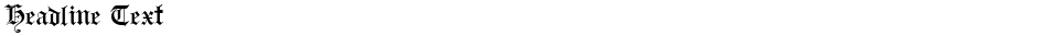 Headline TextDemo