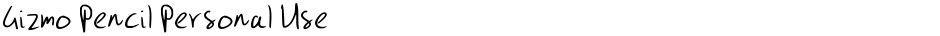 Gizmo Pencil Personal UseDemo