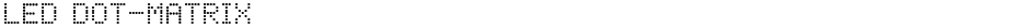 LED Dot-MatrixDemo