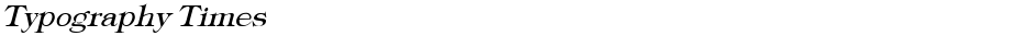 Typography TimesDemo
