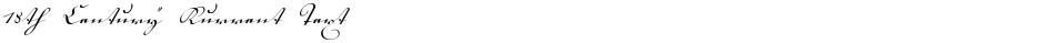 18th Century Kurrent TextDemo