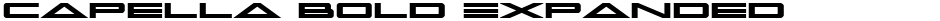 Capella Bold ExpandedDemo
