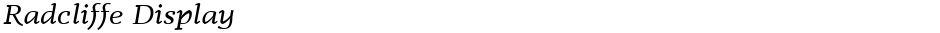 Radcliffe DisplayDemo