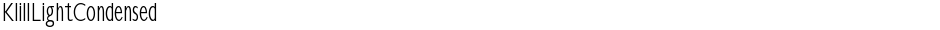 KlillLightCondensedDemo