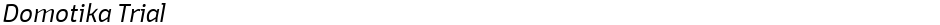 Domotika TrialDemo