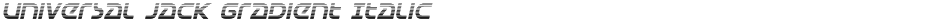 Universal Jack Gradient ItalicDemo