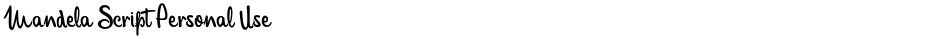 Mandela Script Personal UseDemo