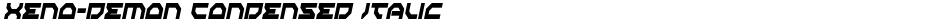Xeno-Demon Condensed ItalicDemo