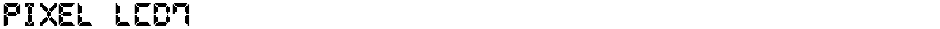 Pixel LCD7Demo