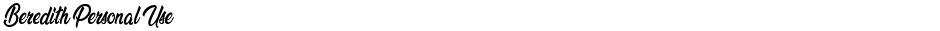 Beredith Personal UseDemo
