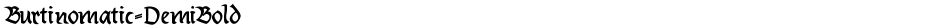 Burtinomatic-DemiBoldDemo