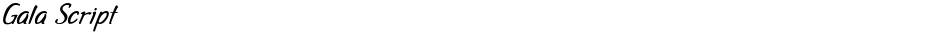 Gala ScriptDemo