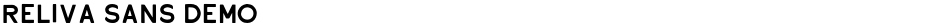 Reliva Sans DEMODemo