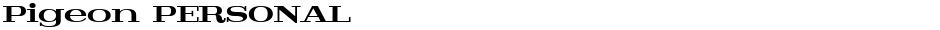 Pigeon PERSONALDemo