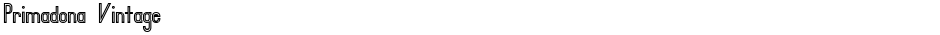Primadona VintageDemo