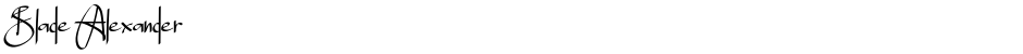 Blade AlexanderDemo