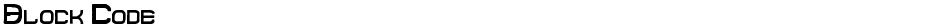 Block CodeDemo