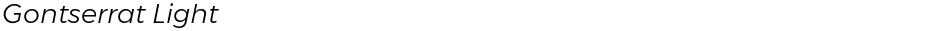 Gontserrat LightDemo