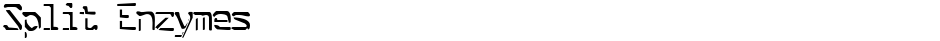 Split EnzymesDemo