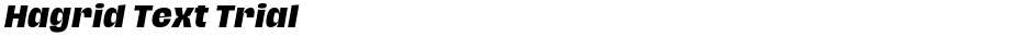 Hagrid Text TrialDemo