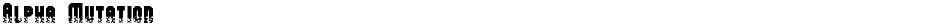 Alpha MutationDemo