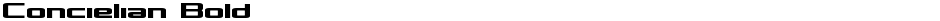Concielian BoldDemo