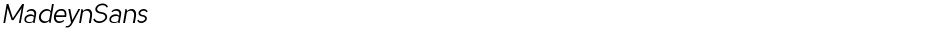 MadeynSansDemo