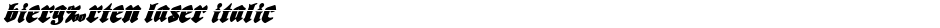 Bierg‰rten Laser ItalicDemo