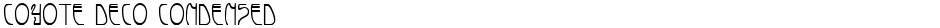 Coyote Deco CondensedDemo