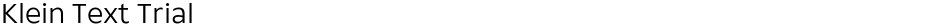 Klein Text TrialDemo