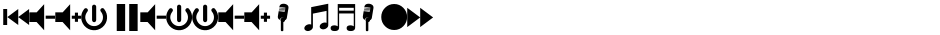 font bottons musicDemo