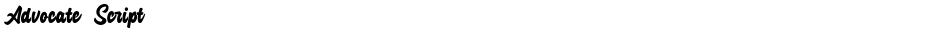 Advocate ScriptDemo