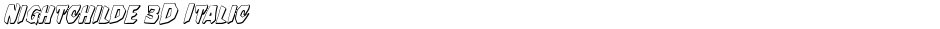 Nightchilde 3D ItalicDemo