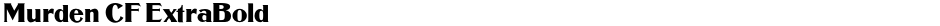 Murden CF ExtraBoldDemo