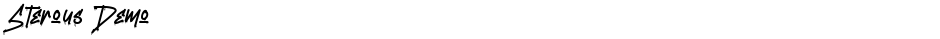 Sterous DemoDemo