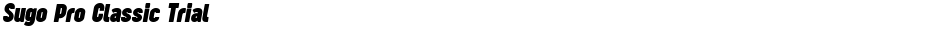 Sugo Pro Classic TrialDemo