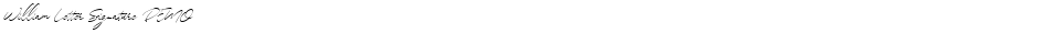 William Letter Signature DEMODemo