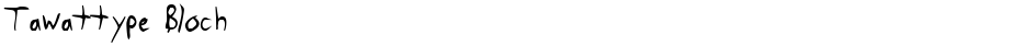 Tawattype BlochDemo