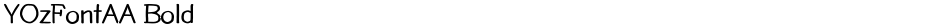 YOzFontAA BoldDemo