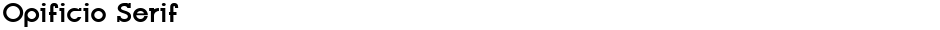 Opificio SerifDemo