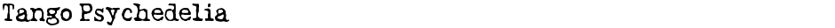 Tango PsychedeliaDemo