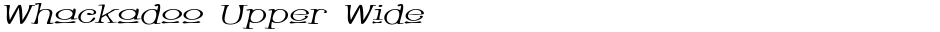 Whackadoo Upper WideDemo