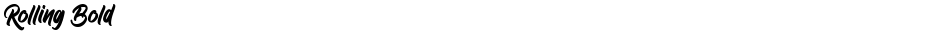 Rolling BoldDemo
