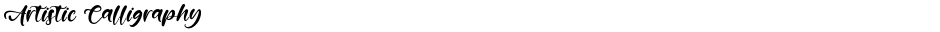 Artistic CalligraphyDemo