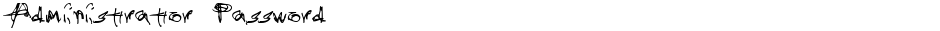 Administrator PasswordDemo