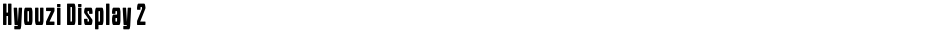 Hyouzi Display 2Demo
