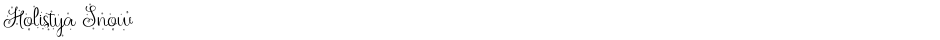Holistya SnowDemo